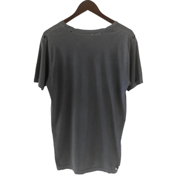 Express Grey Sugar Skull Graphic Print Short Sleeve Tee Size Small - Picture 4 of 4